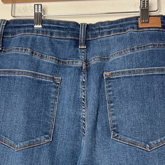 Judy Blue Jeans Wide Leg Trouser Denim High Rise Front Seam Stretch Dark Wash 32 - Picture 12 of 15